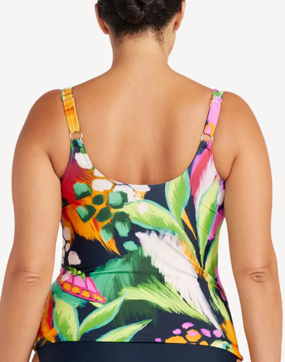 Chelona Delacroix Plus Size Tankini Top