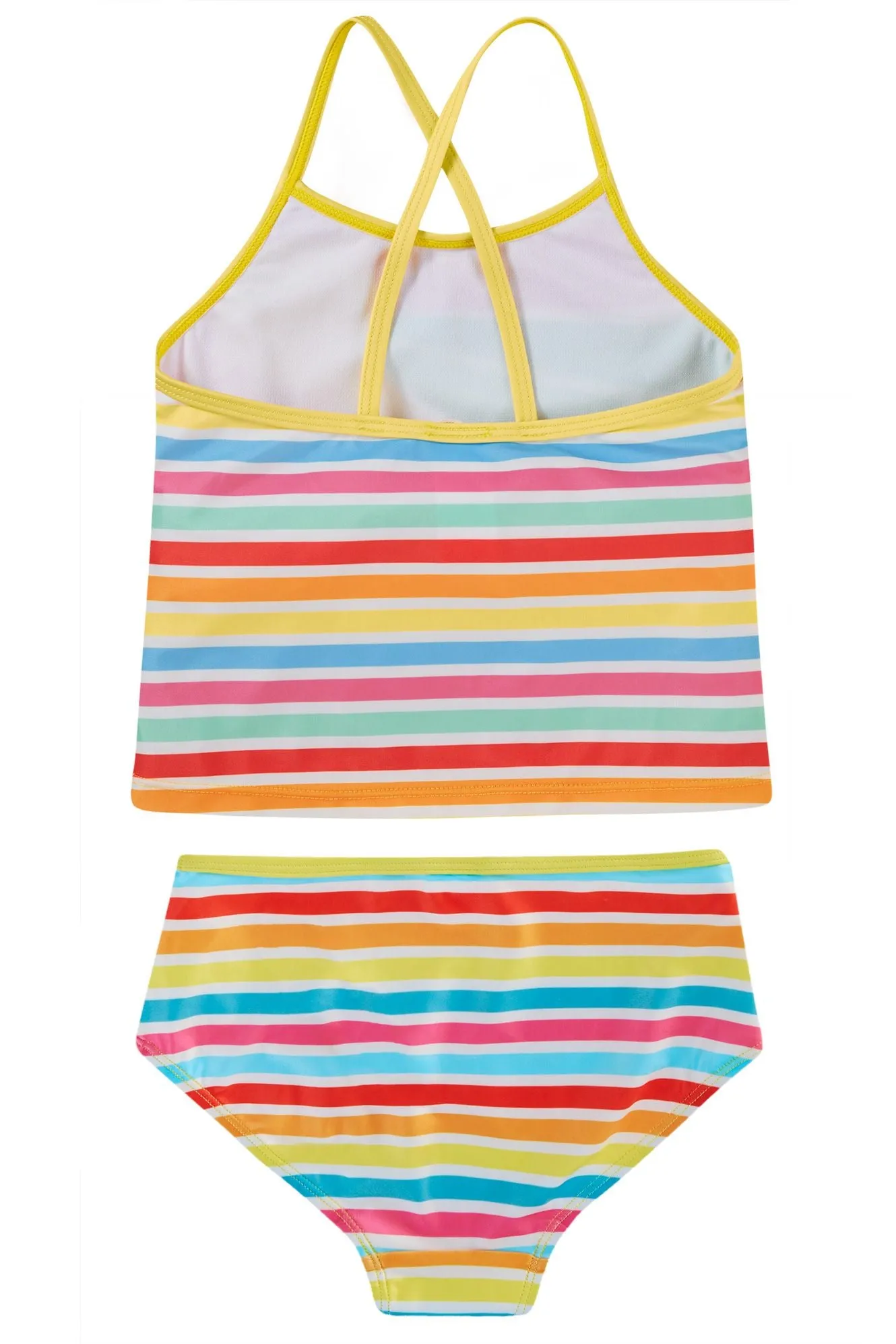 Children's Frugi Kiri Sun rainbow Tankini-Kid's Swimwear two-piece