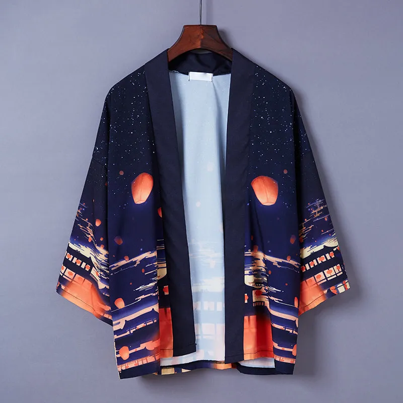 Chinese Style Kongming Lantern Retro Hanfu Cardigan UB7327
