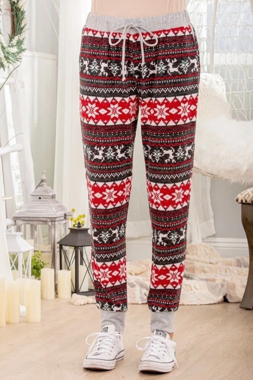 Christmas Reindeer Pajama Set