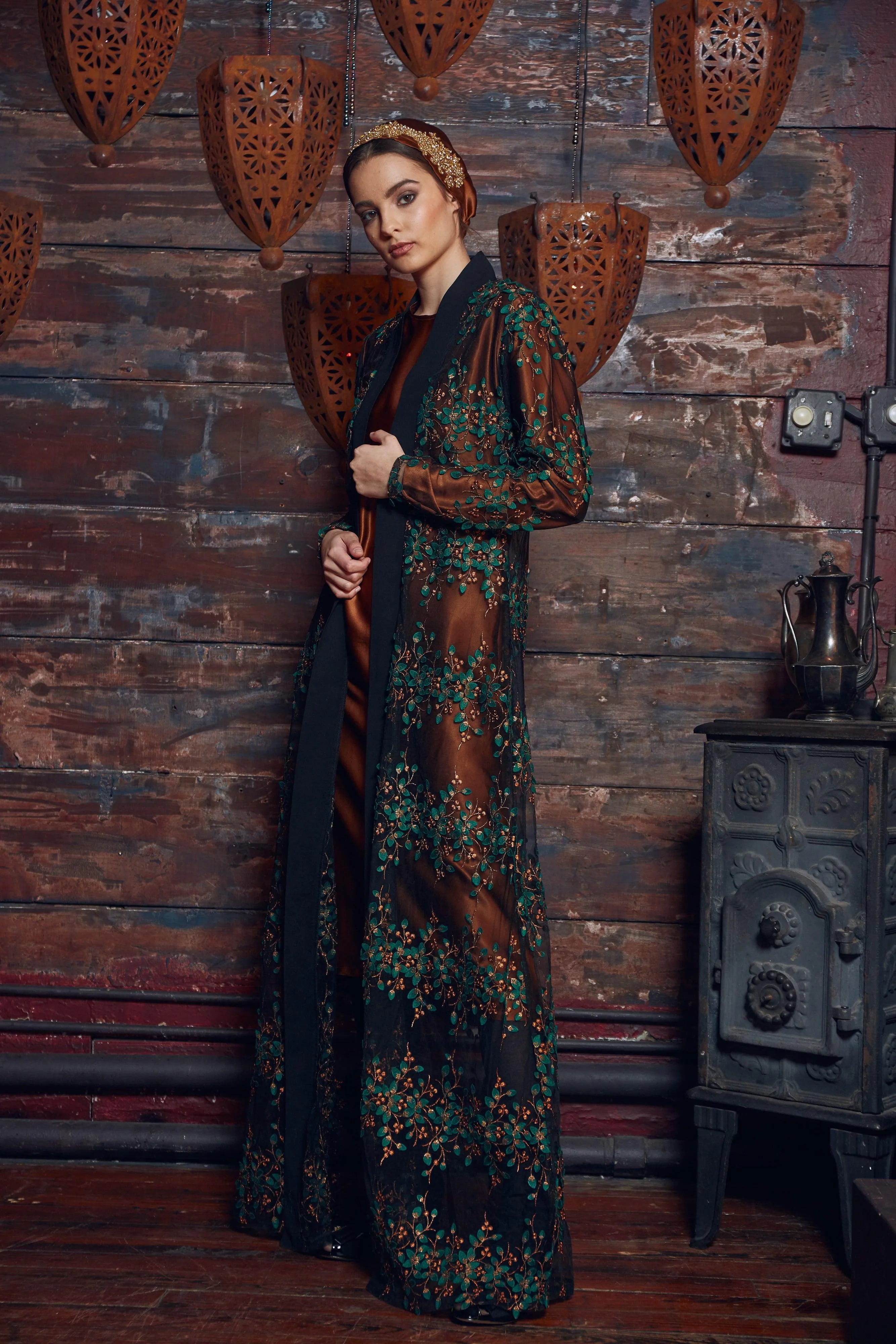 Copper Vines Cardigan