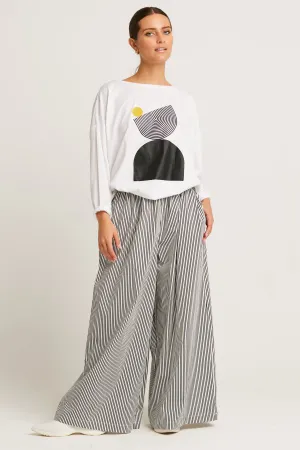 Cotton Palazzo Pants