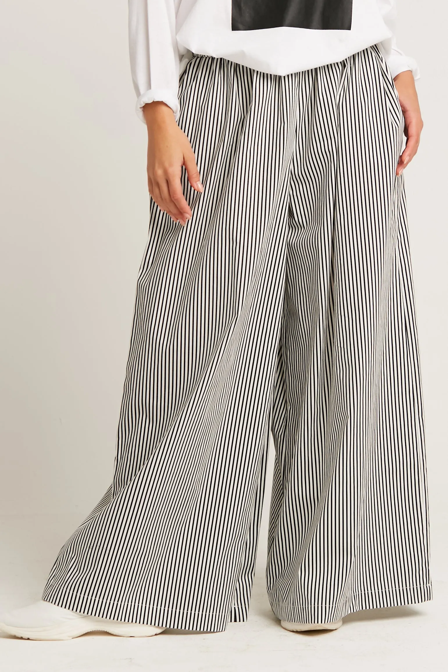 Cotton Palazzo Pants