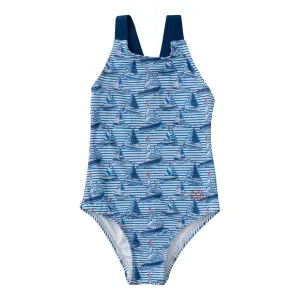 Creek Crossing Swimsuit in Americana Sailboat Print