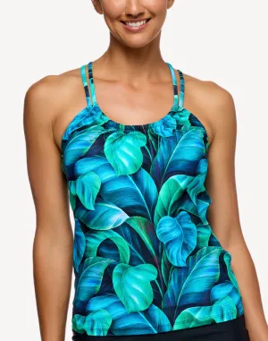 Curacao Third Eye Tankini Top