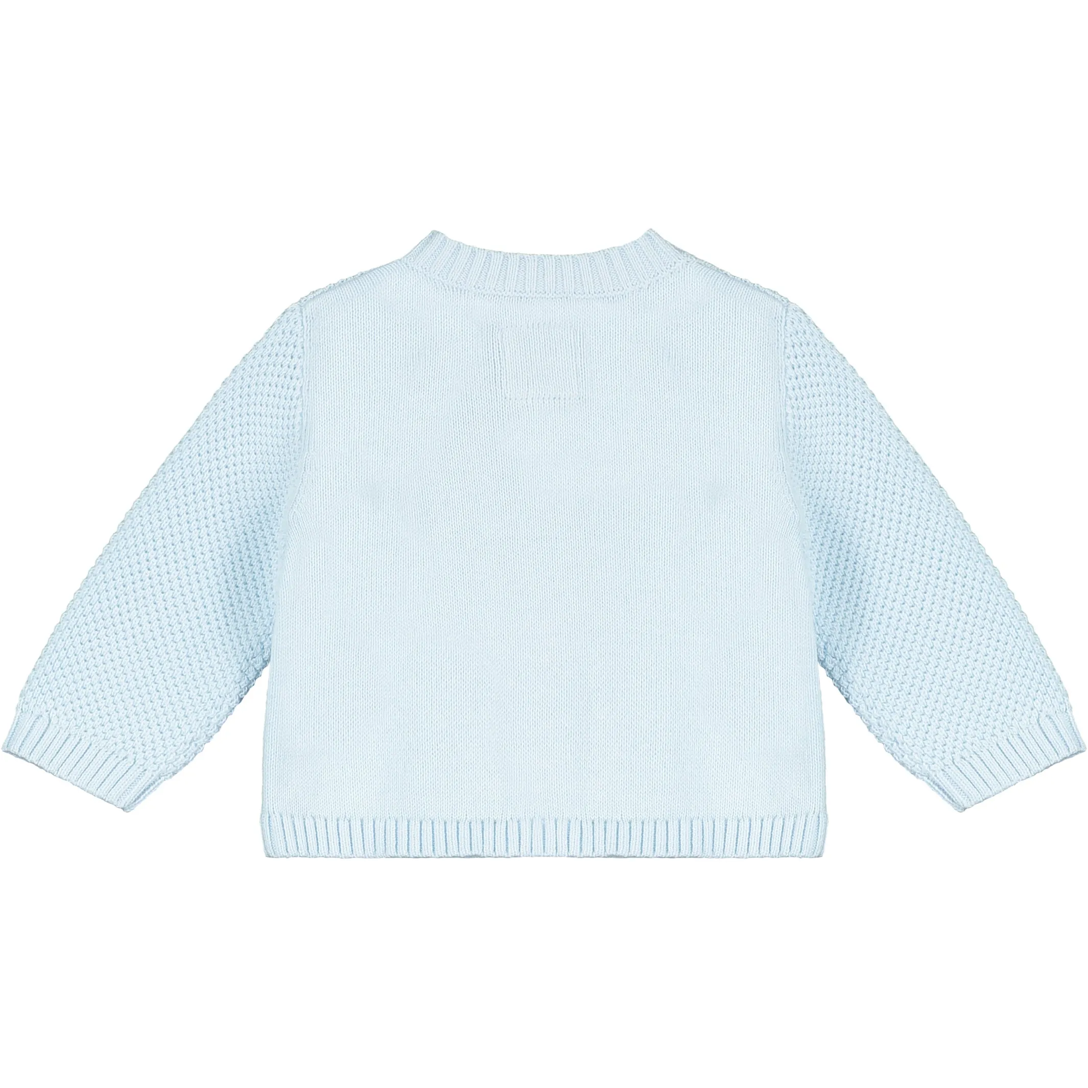 Cypress Blue Knit Baby Cardigan