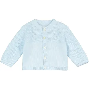Cypress Blue Knit Baby Cardigan