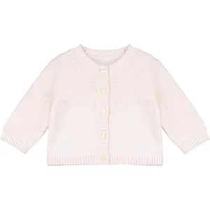 Cypress Pink Knit Baby Cardigan