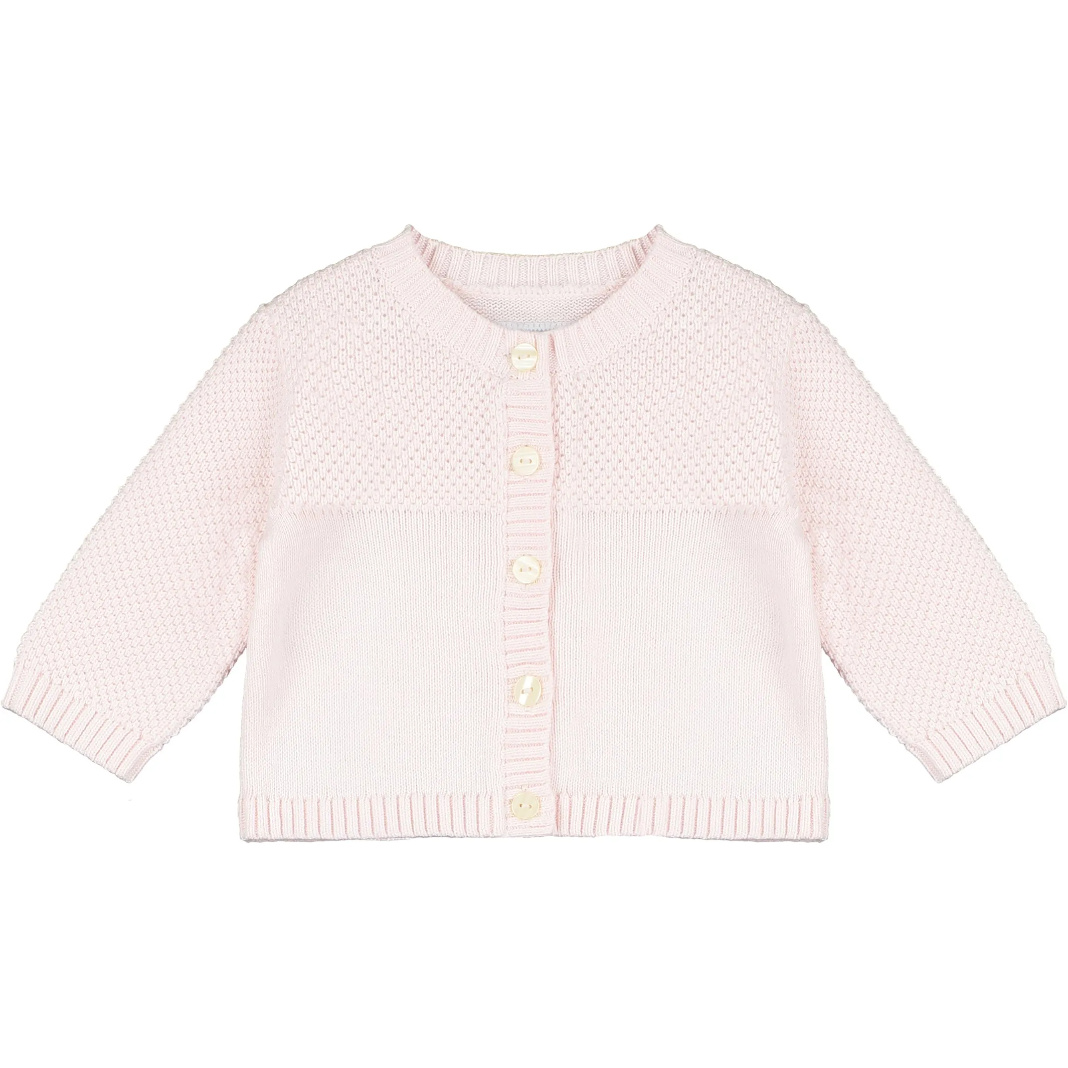 Cypress Pink Knit Baby Cardigan