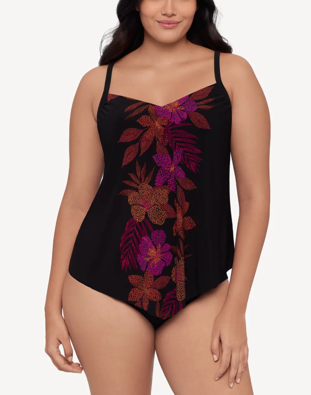 Dappled Jungle Hank Tankini Top