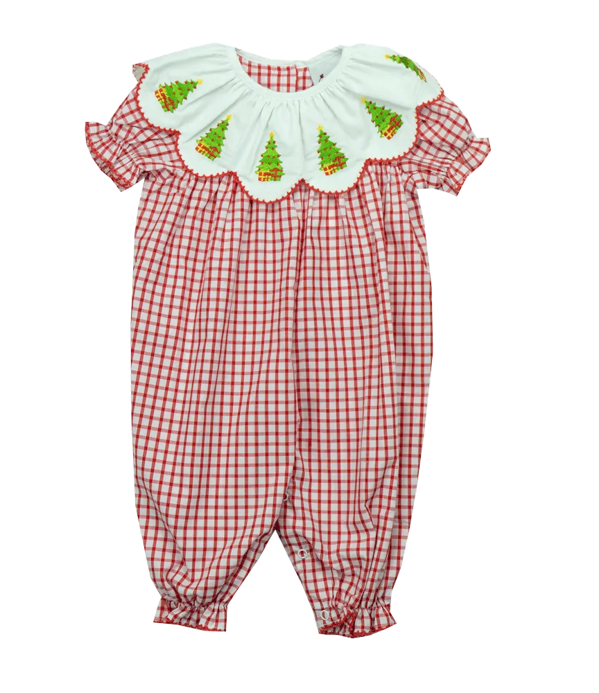 Delaney Christmas Long Romper