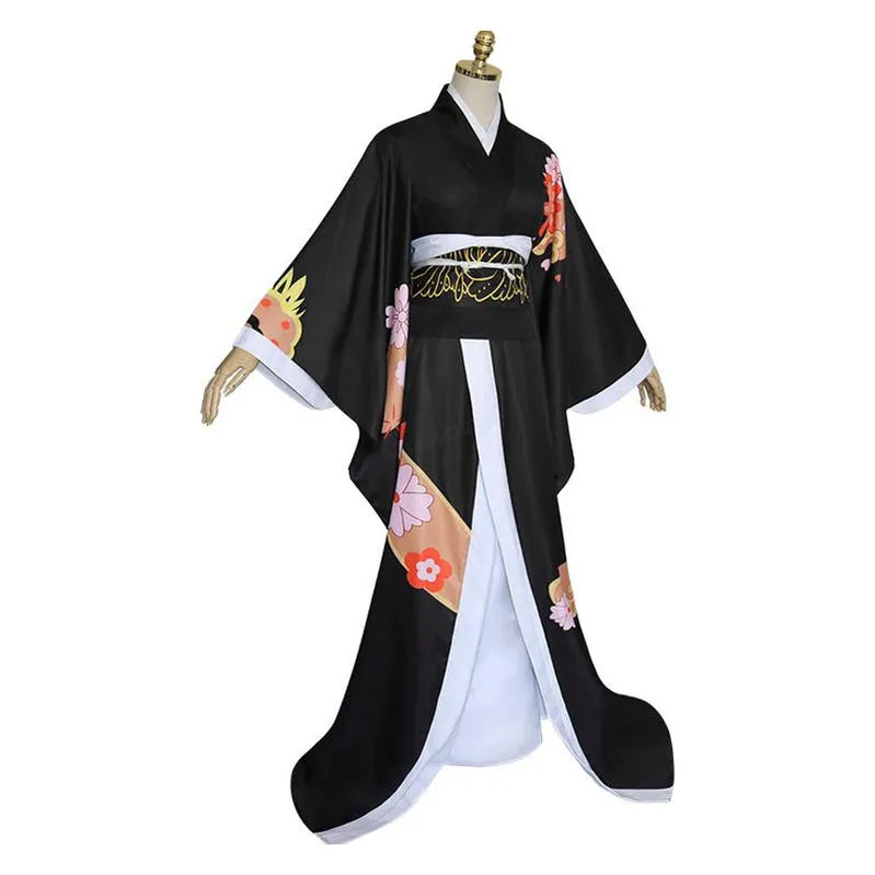 Demon Slayer Kimetsu no Yaiba Kibutsuji Muzan kimono Woman Uniform Halloween Cosplay Costumes