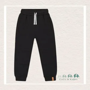 Deux Par Deux: Fleece Sweatpants With Pockets Black