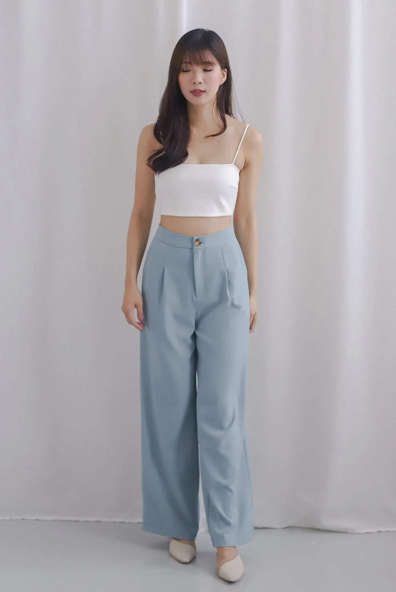Devynn Palazzo Pants In Blue
