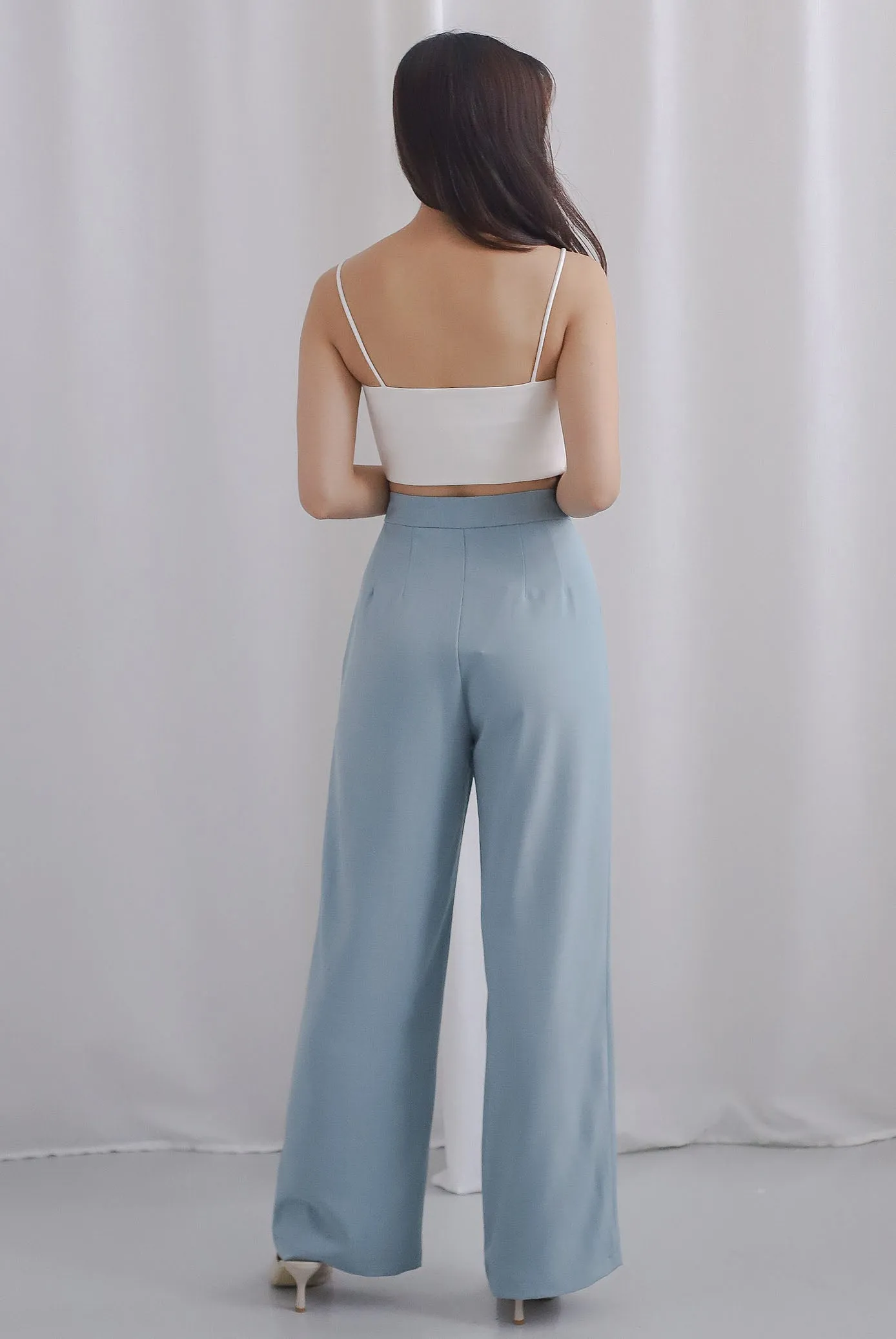 Devynn Palazzo Pants In Blue