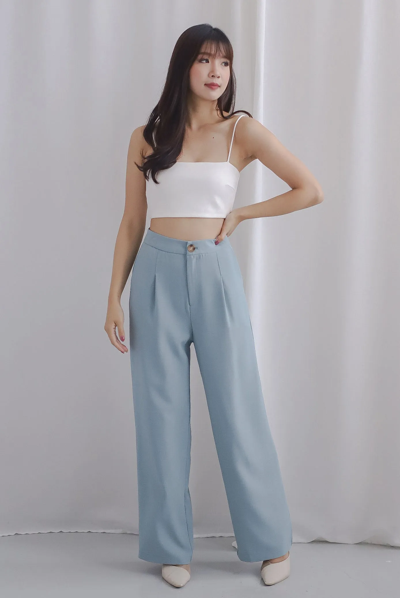Devynn Palazzo Pants In Blue