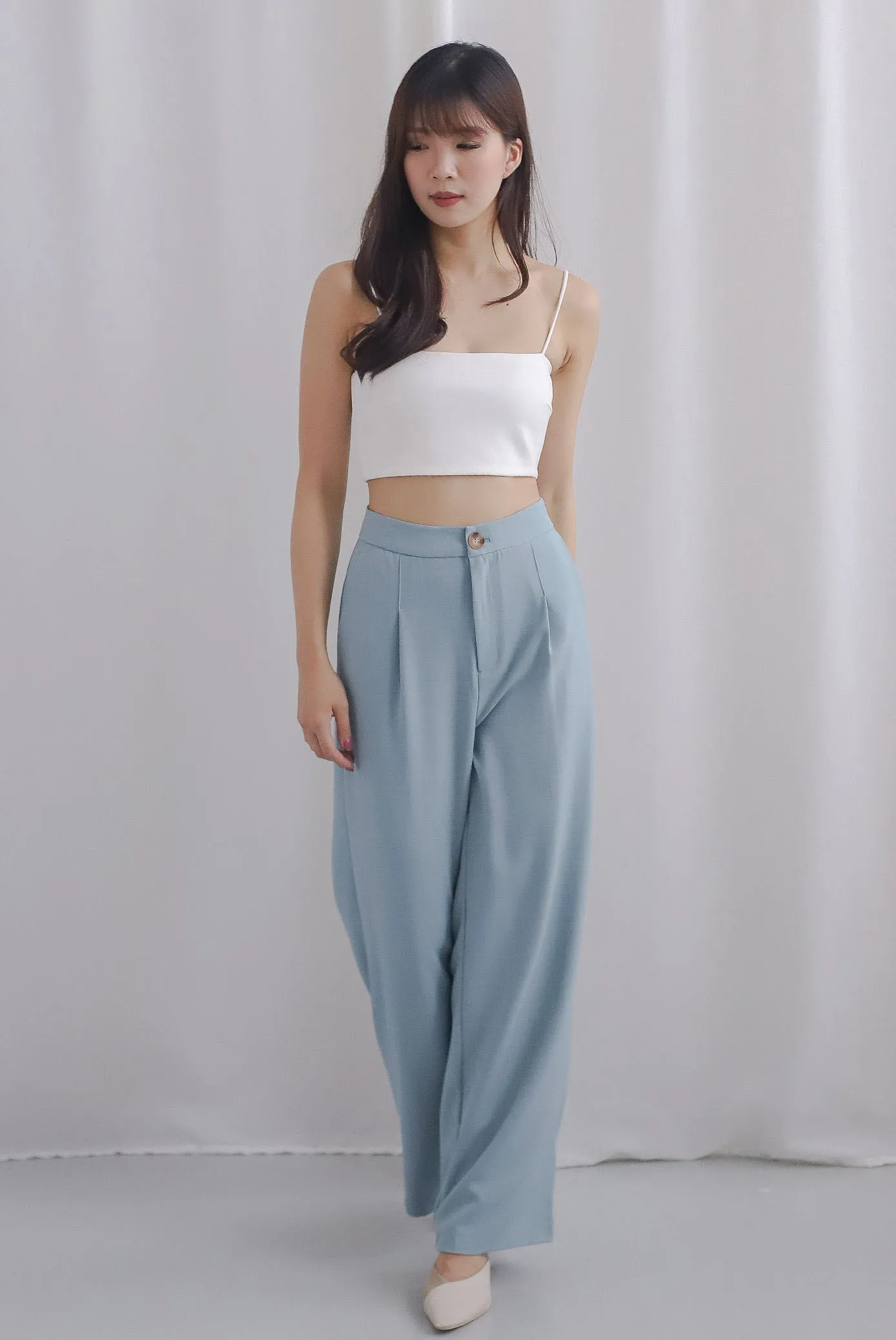 Devynn Palazzo Pants In Blue