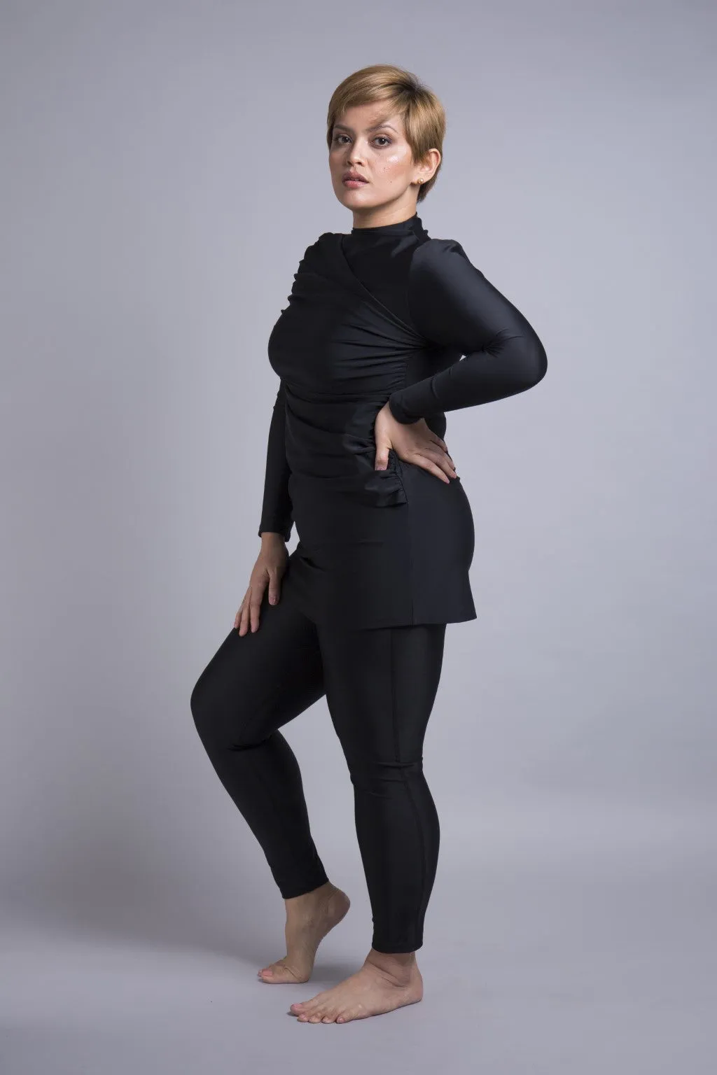 Diana Swim Dress - Black