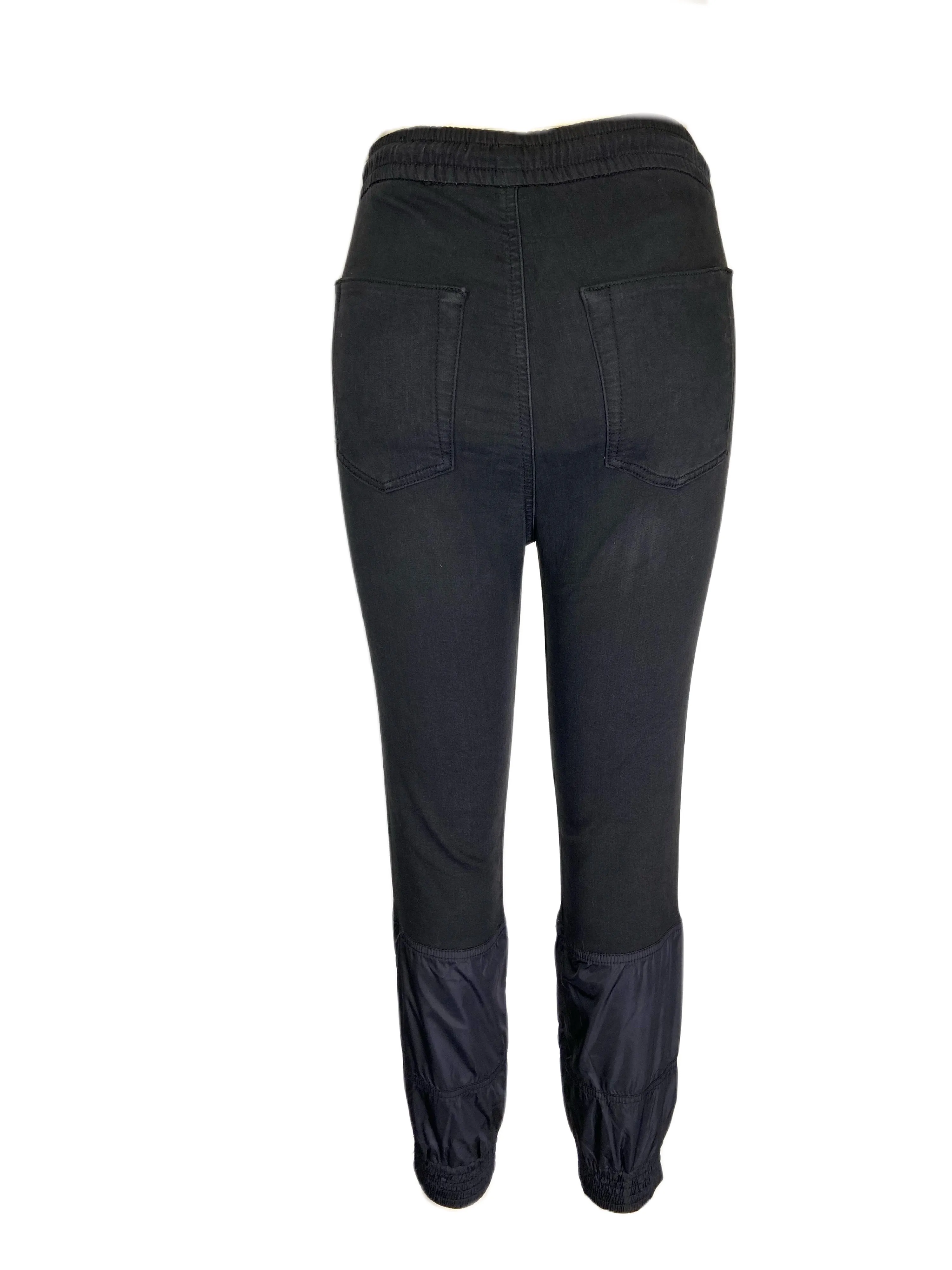 DIESEL BLACK GOLD Men's Black Slim Leg Denim Jogger Pants Sz 26 NWT