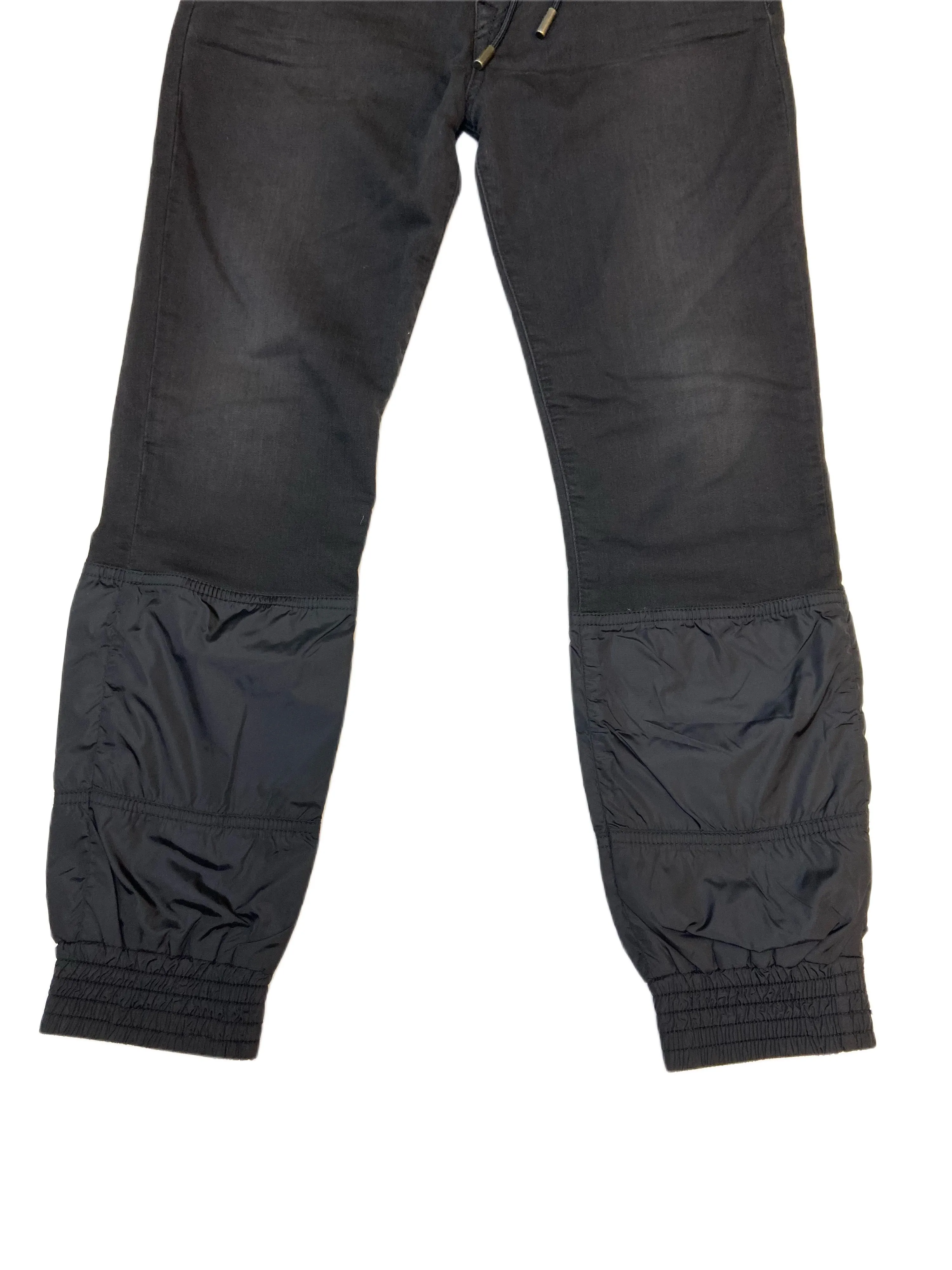 DIESEL BLACK GOLD Men's Black Slim Leg Denim Jogger Pants Sz 26 NWT