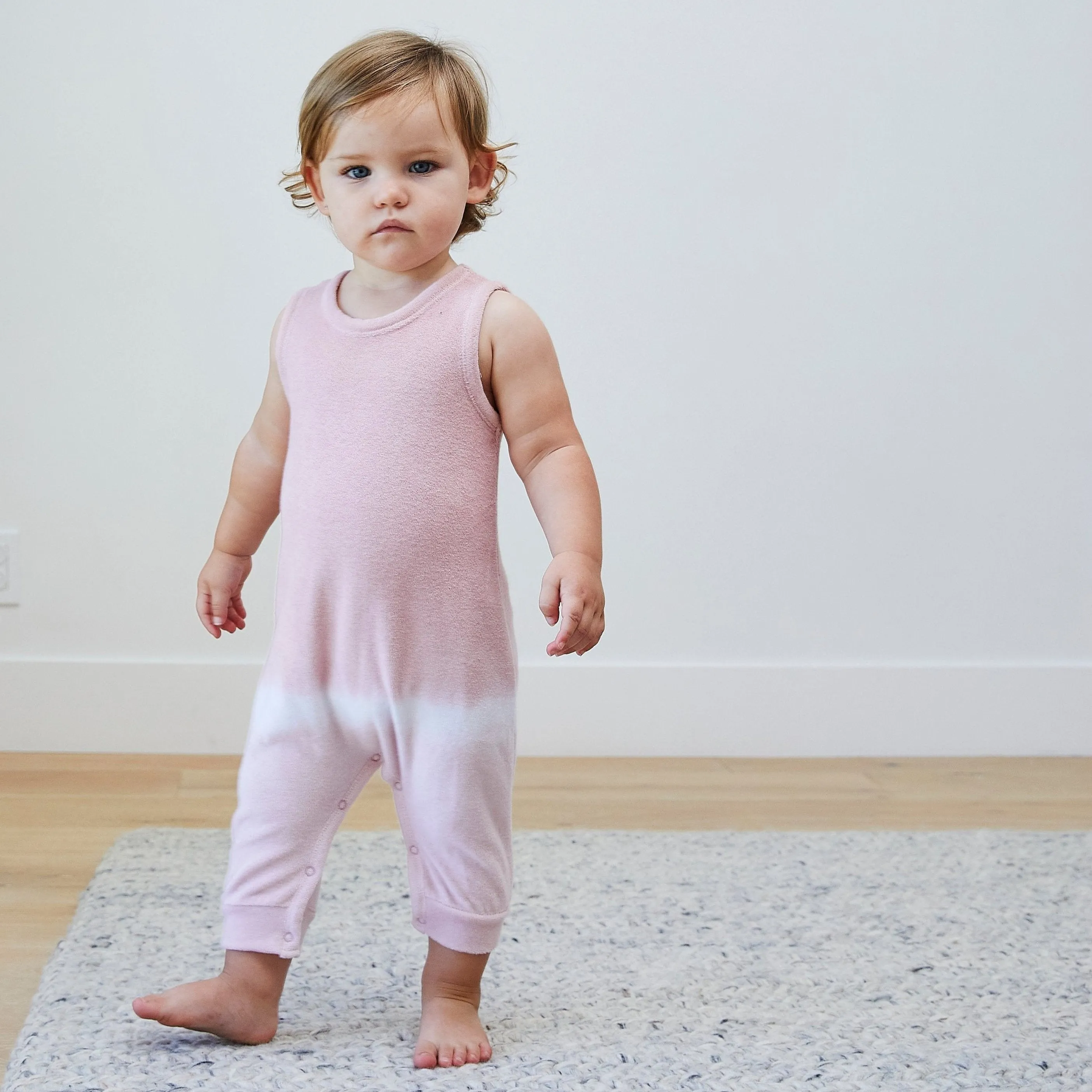 Dip Dye Loop Terry Tank Overall