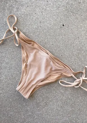 Dorado Bikini Bottom - Nude Waffle