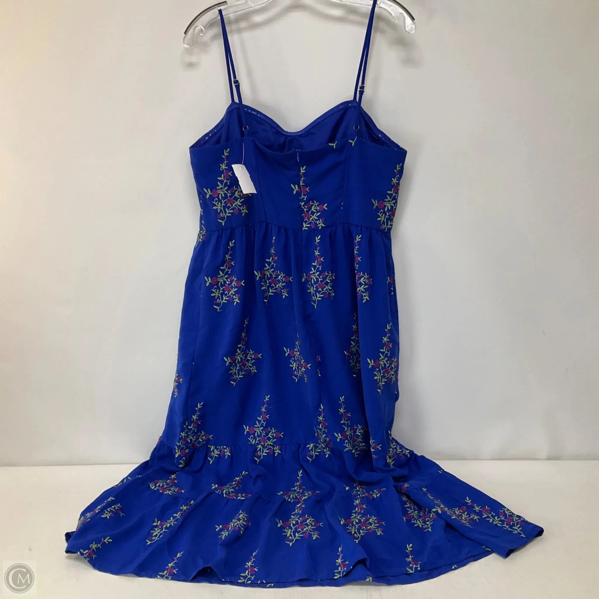 Dress Casual Maxi By Betsey Johnson In Blue, Size: 14