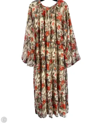 Dress Casual Maxi By Clothes Mentor In Floral Print, Size: 2x