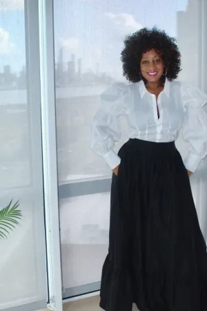 Dynasty Balloon Sleeve Blouse