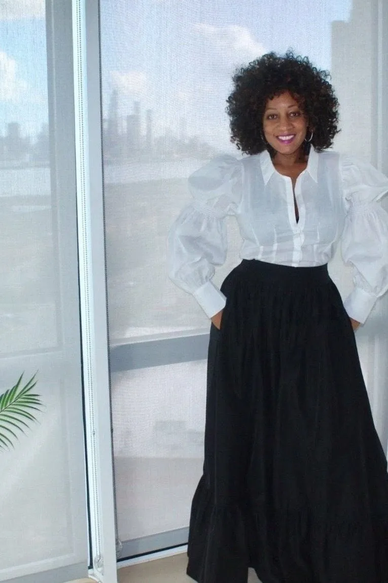 Dynasty Balloon Sleeve Blouse