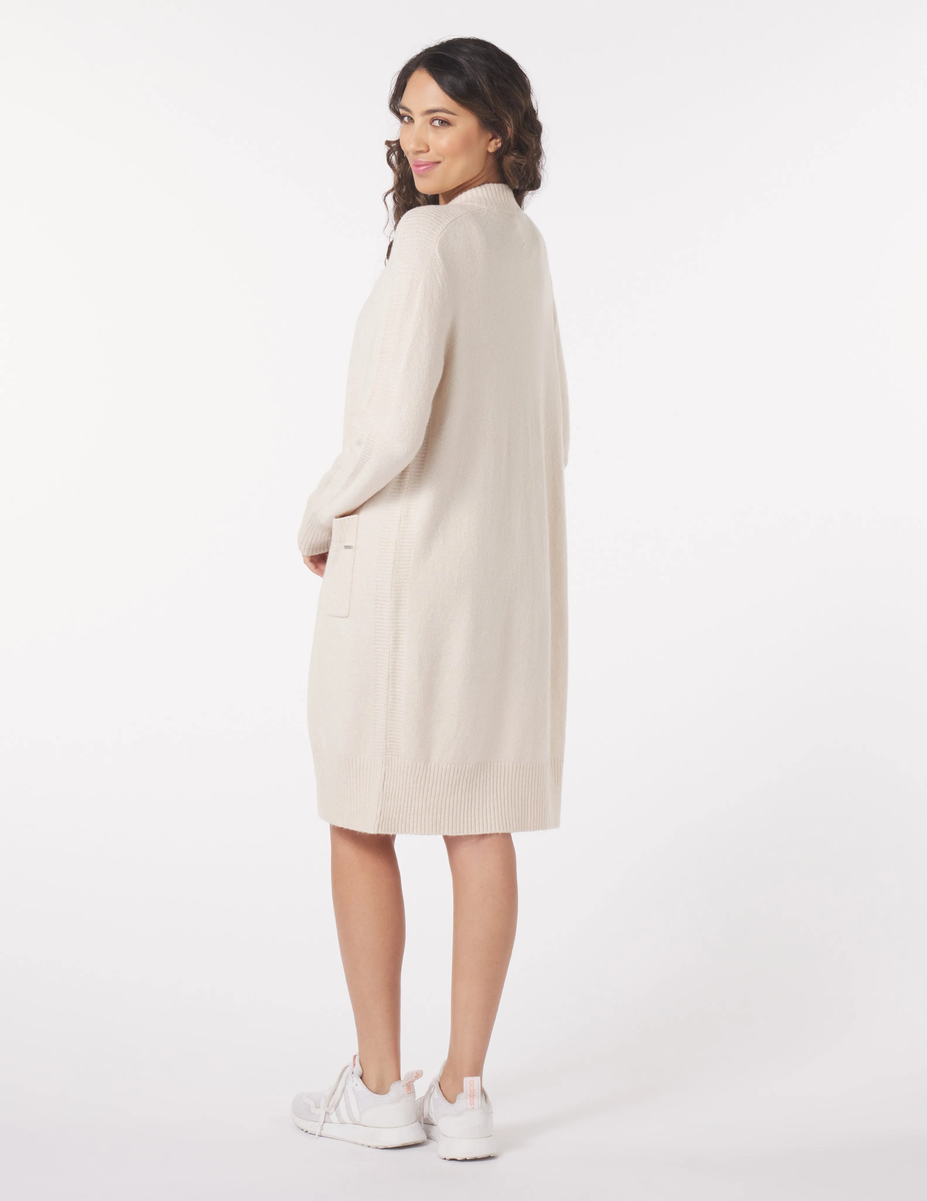 Elevated Cardigan: Oatmilk