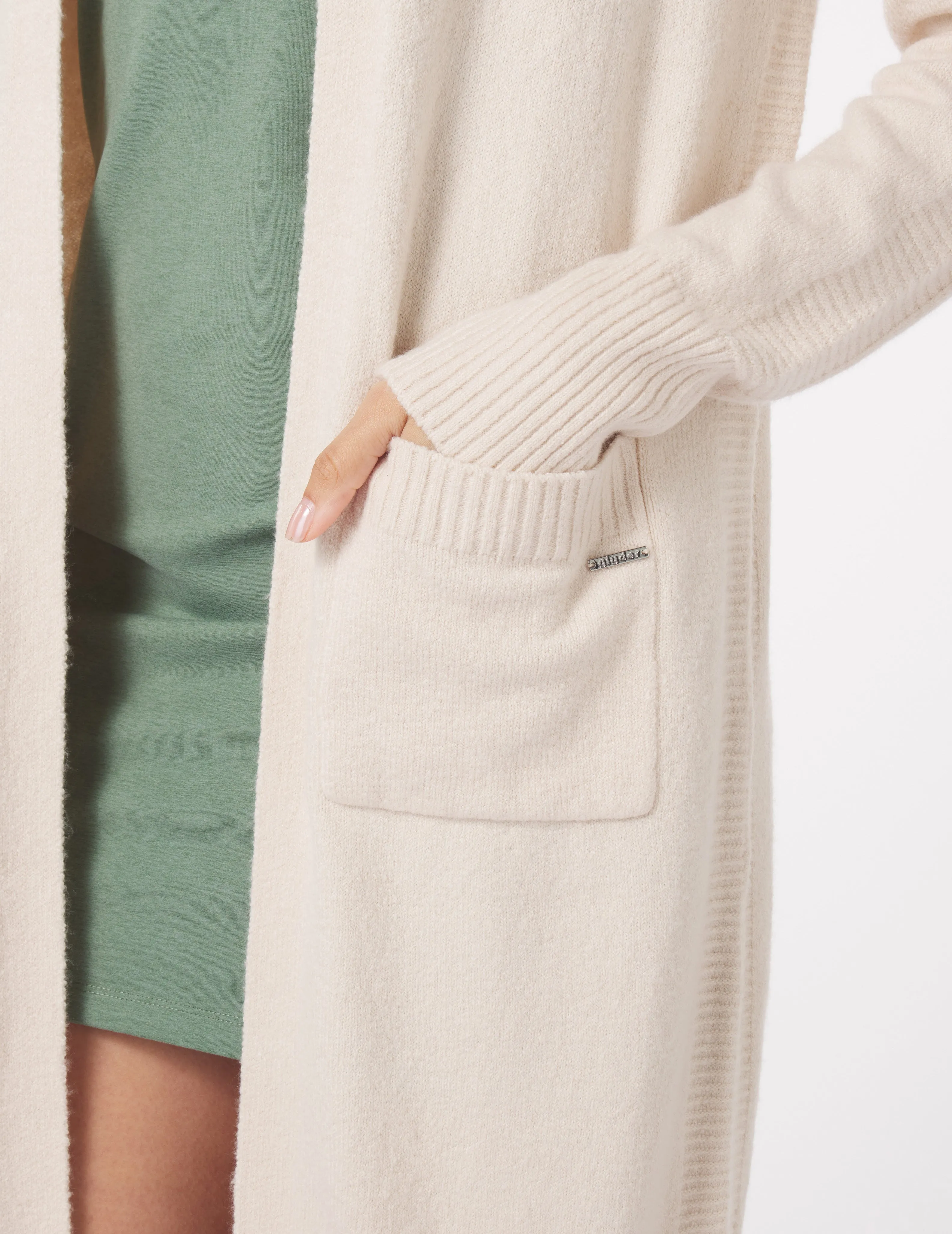 Elevated Cardigan: Oatmilk