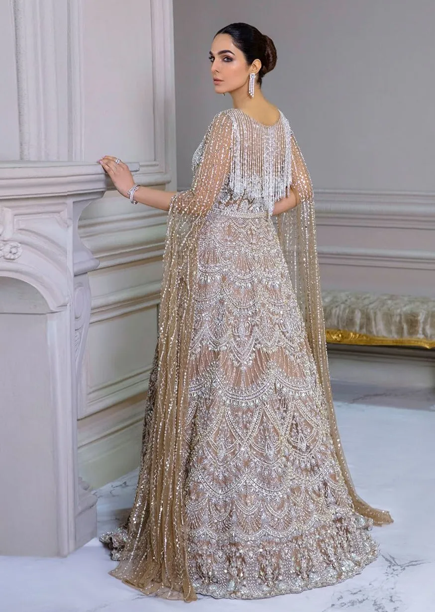 Embellished Pakistani Bridal Maxi Dress for Wedding