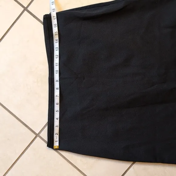 Everlane The Dream Maxi Skirt Black Organic Cotton Back Slit Size XL