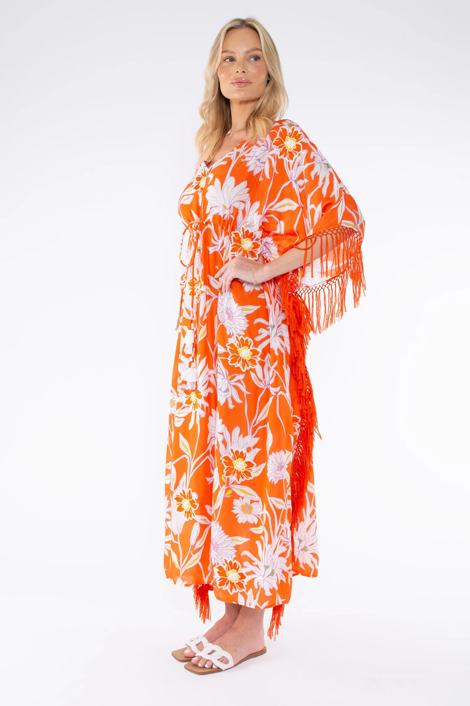 FABIA DRESS - CIMBRONE ARANCIA