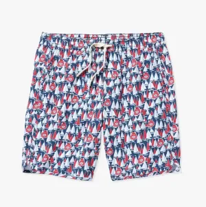 Fair Harbor Kids Anchor - Navy Sailboats