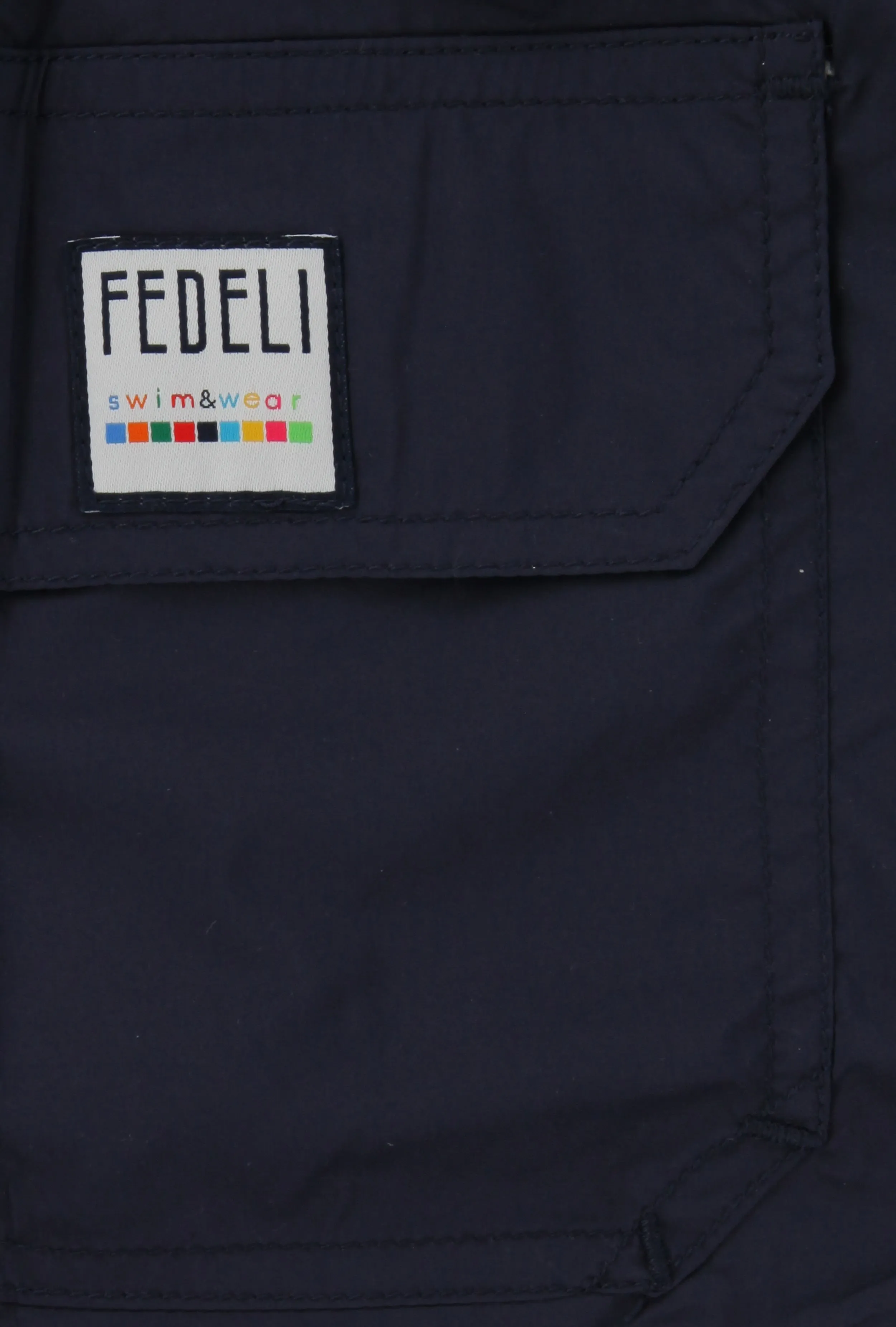 Fedeli Navy Blue Swim Shorts