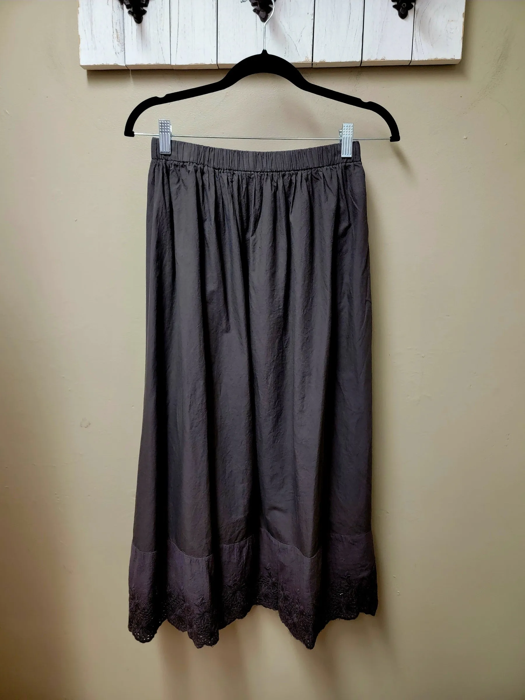 FINAL SALE WAS $64.99  3 Color Ways - Adorable Skirt with Eyelet Trim