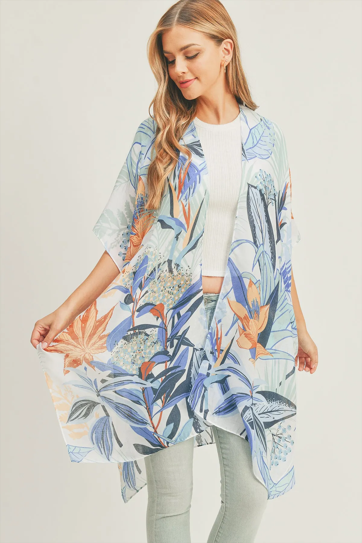 FOREST PRINT KIMONO