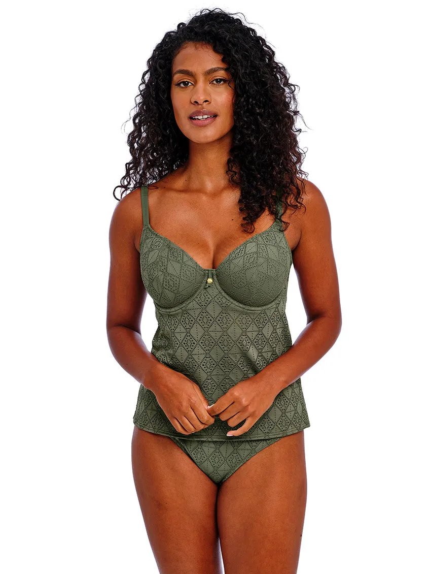 Freya Nomad Nights Plunge Tankini Top