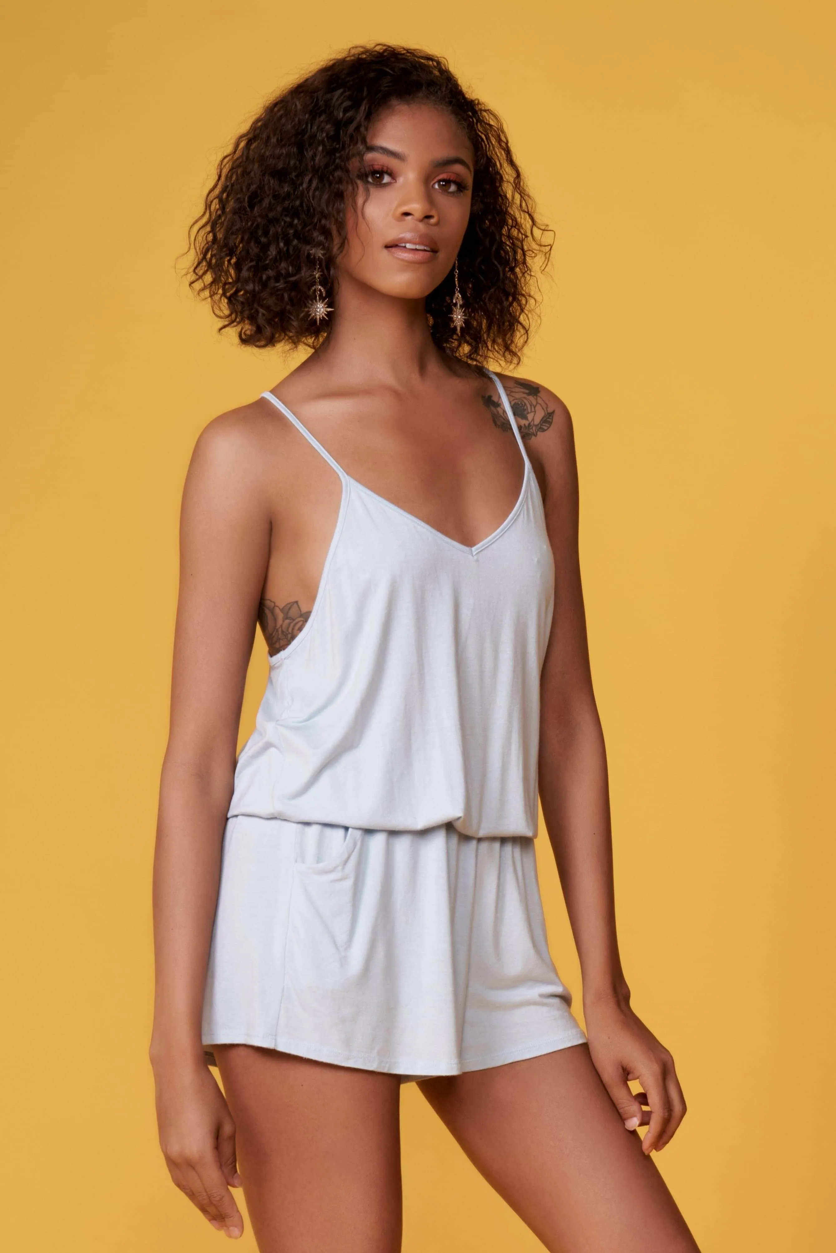 Frida Baby Blue Romper