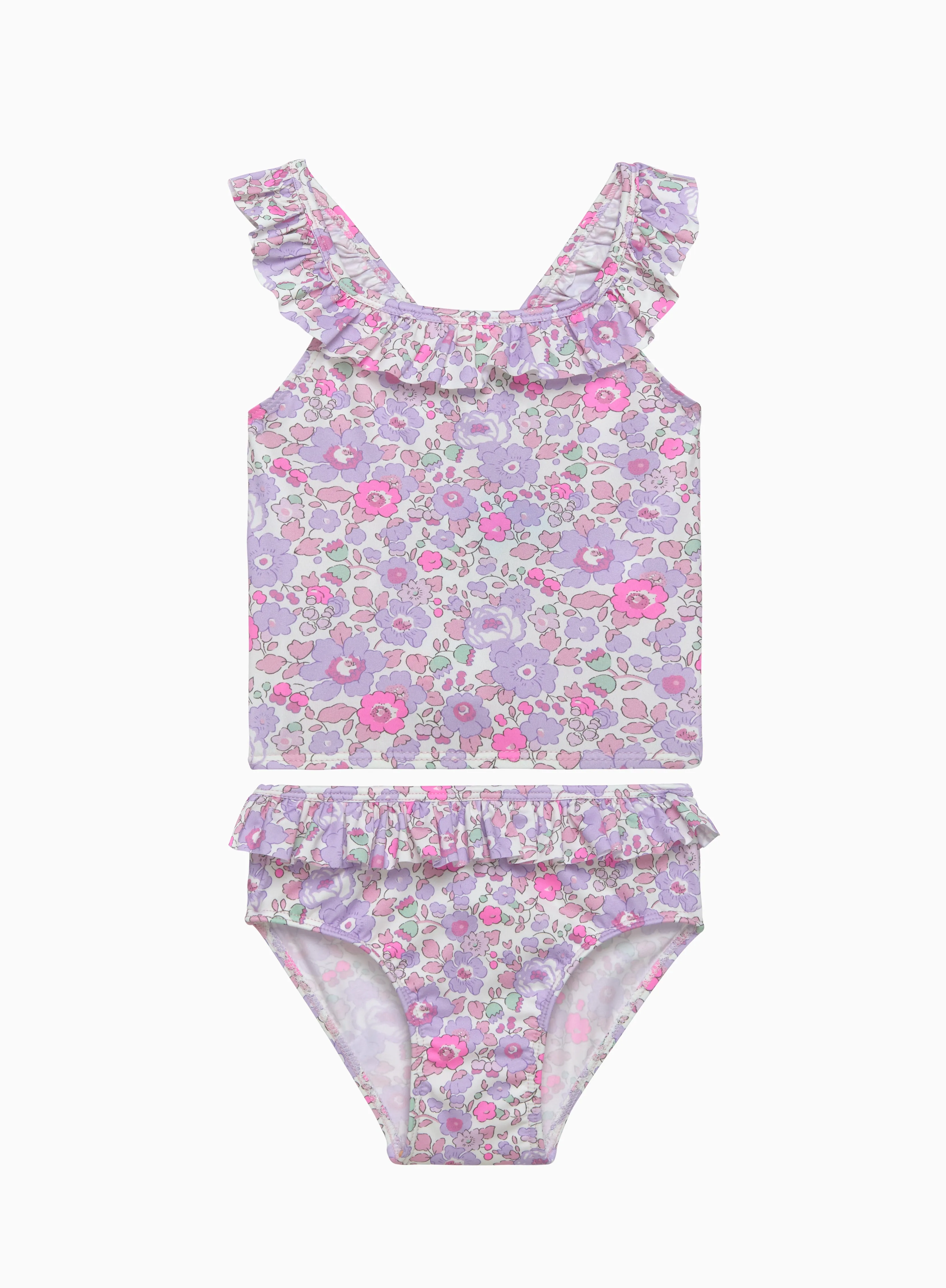 Frill Tankini in Lilac Betsy