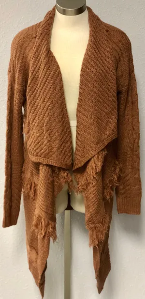 FRINGE CROCHET CARDIGAN