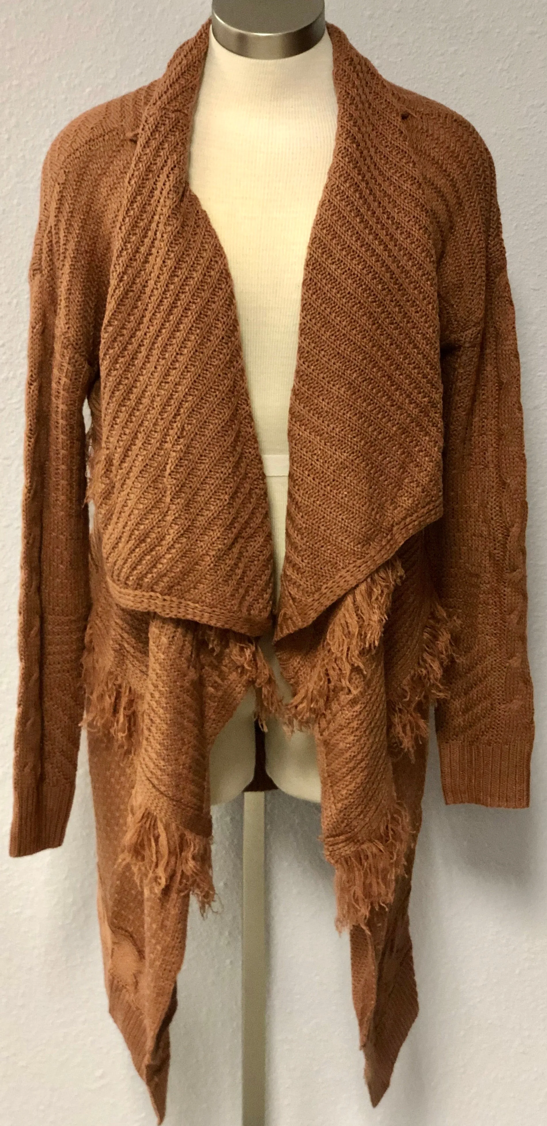 FRINGE CROCHET CARDIGAN