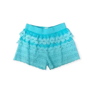 GIRL SIZE 10/12 YEARS - Bohemian Lace Shorts EUC B51
