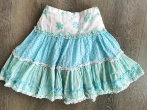 GIRL SIZE 4 YEARS - PUMPKIN PATCH, Bohemian Ruffled Skirt VGUC B52