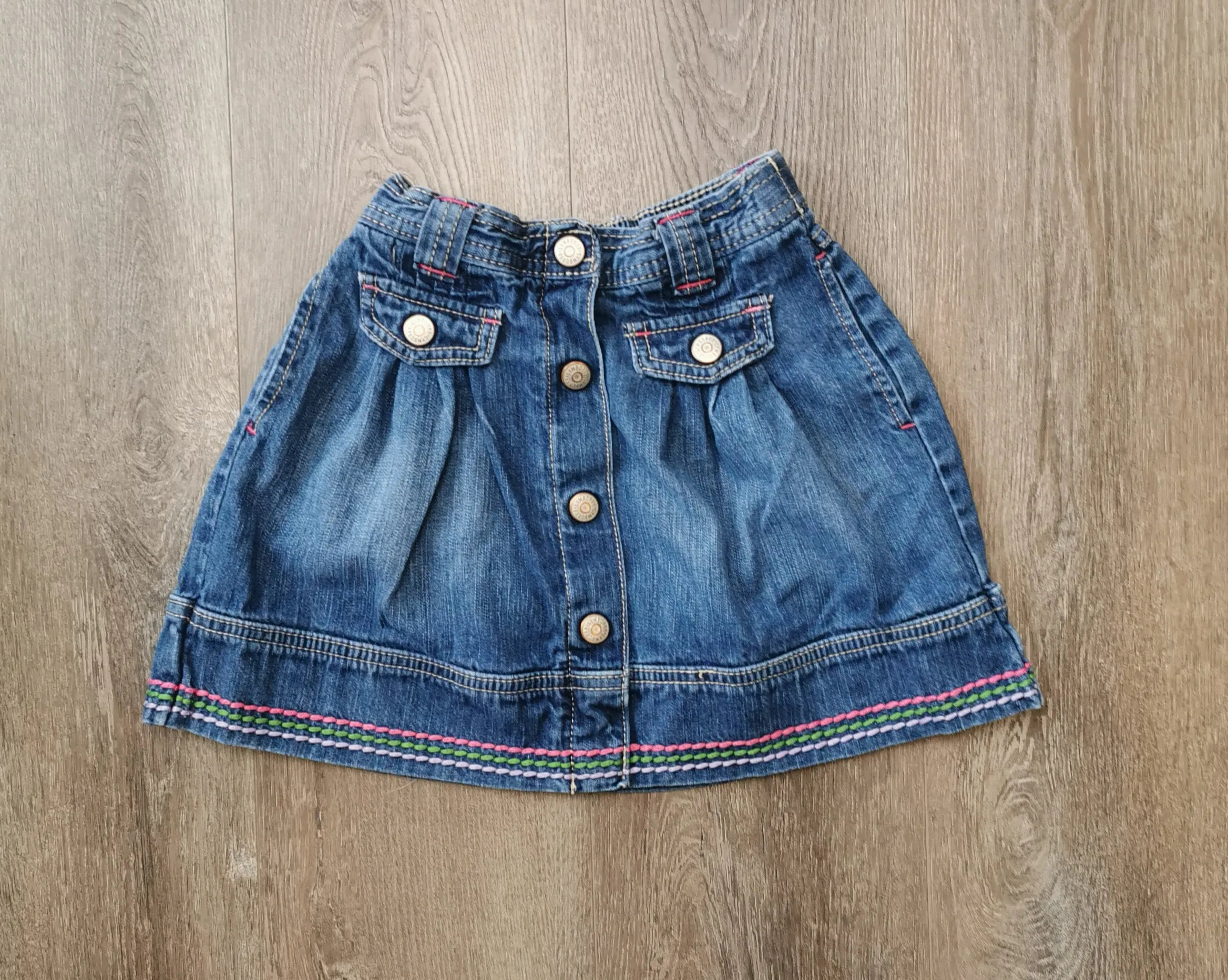 GIRL SIZE 6 YEARS - GYMBOREE, Denim Skirt EUC B52