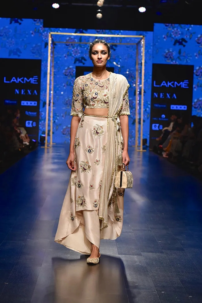 GULBANU SKIRT PALAZZO SET