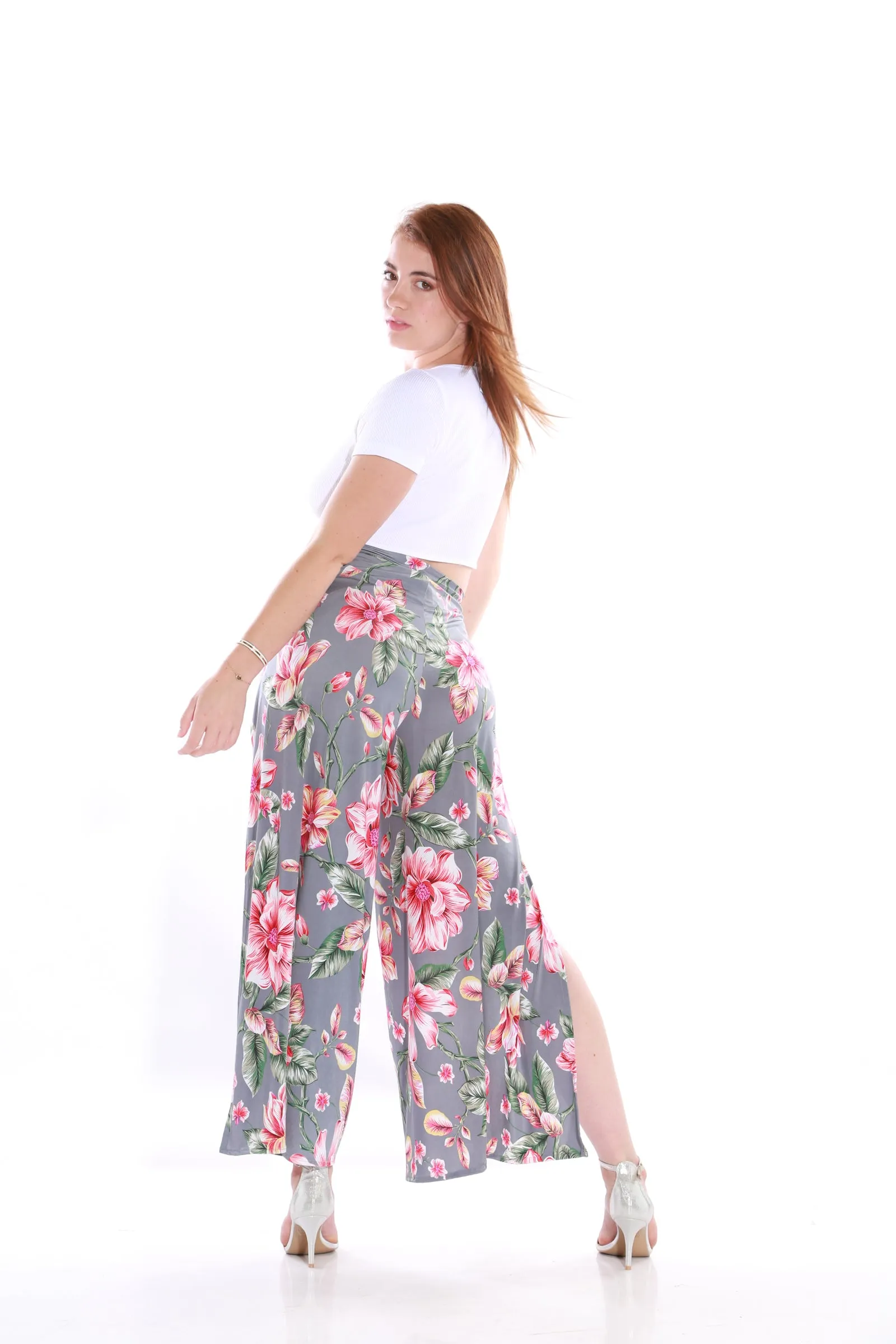 Happy Wrap Pants/Jumpsuit - lily grey