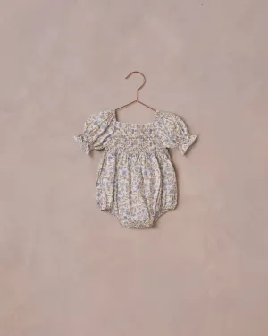 Hazel Romper | Blue Garden - Noralee